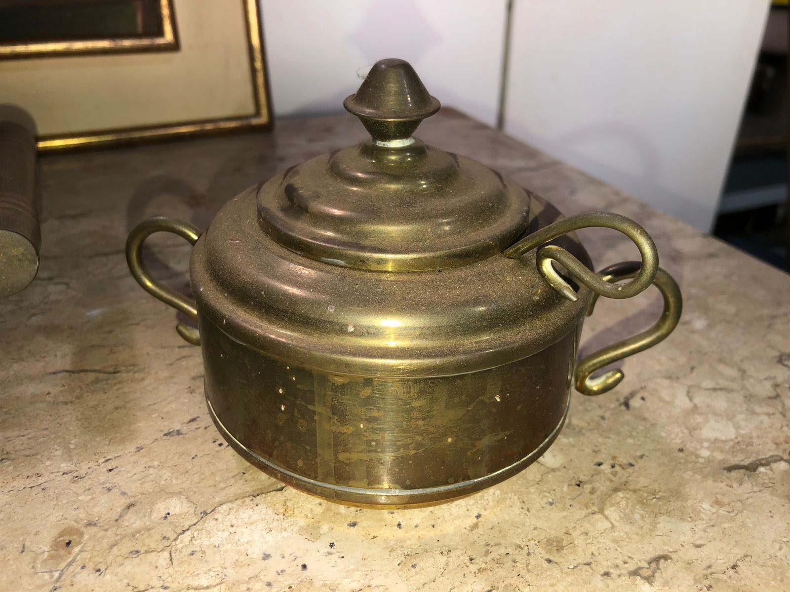 Conjunto de Café em Latão com Bandeja - foto 3