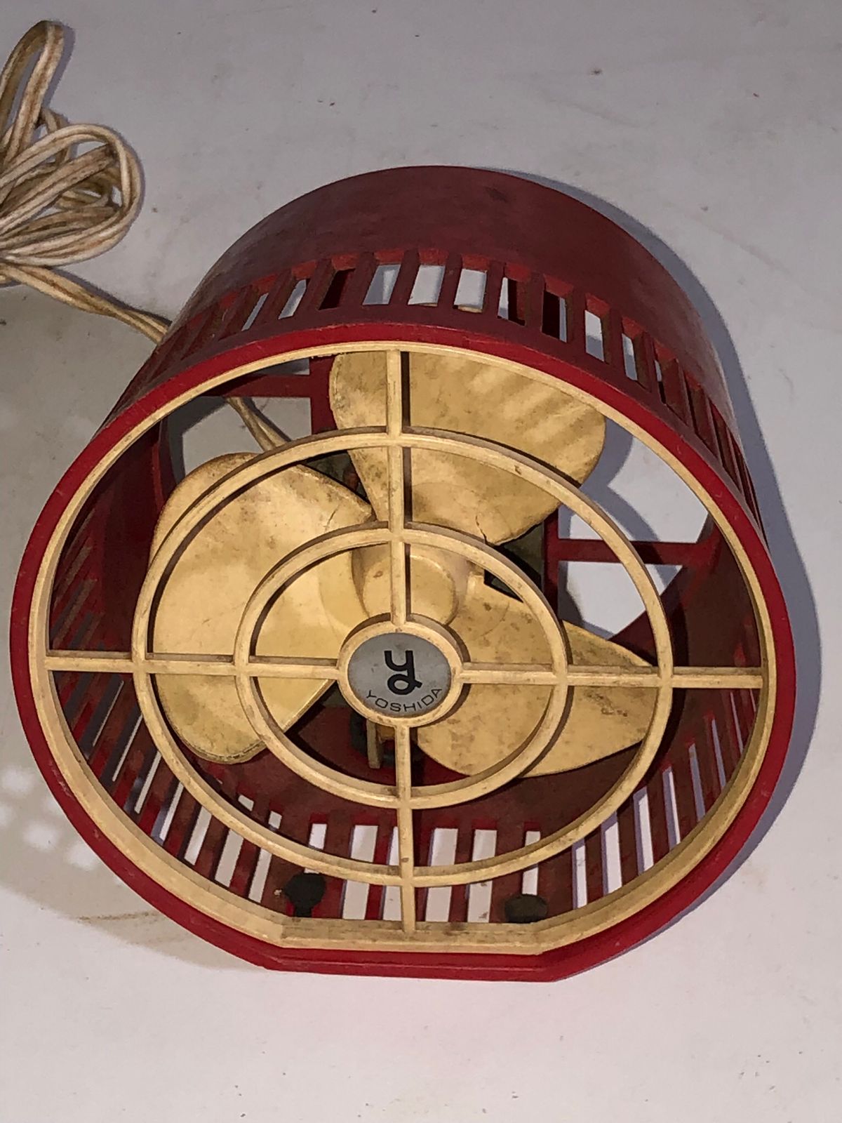 Ventilador Turbo Yoshida Vermelho Fabricado no Japão