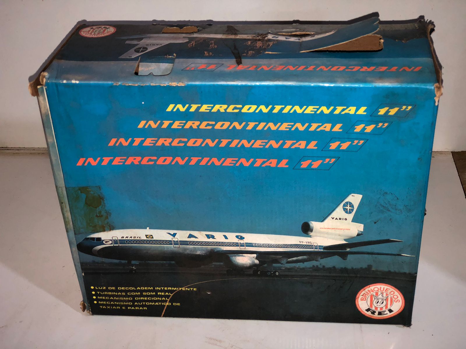 Avião de Lata Varig Intercontinental com Caixa - foto 5