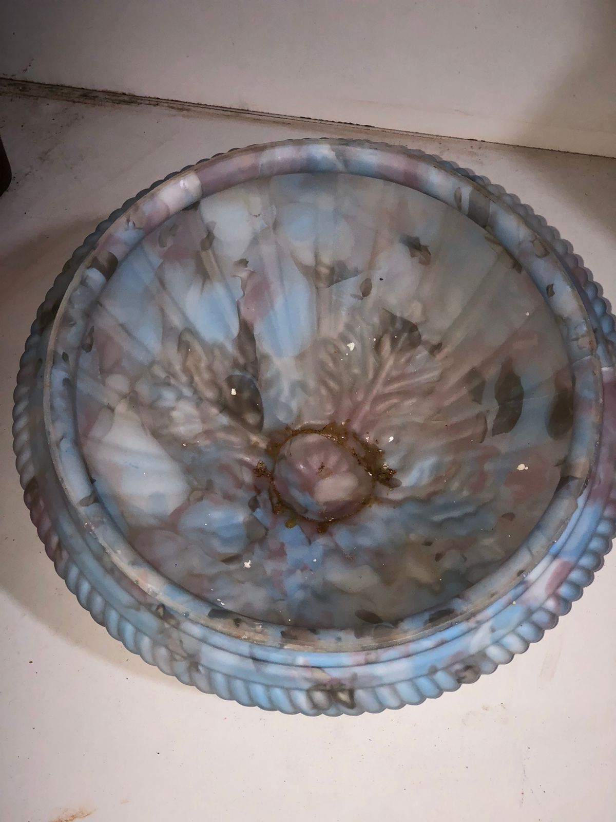 Cúpula de Vidro Azul Ornamentada - foto 4