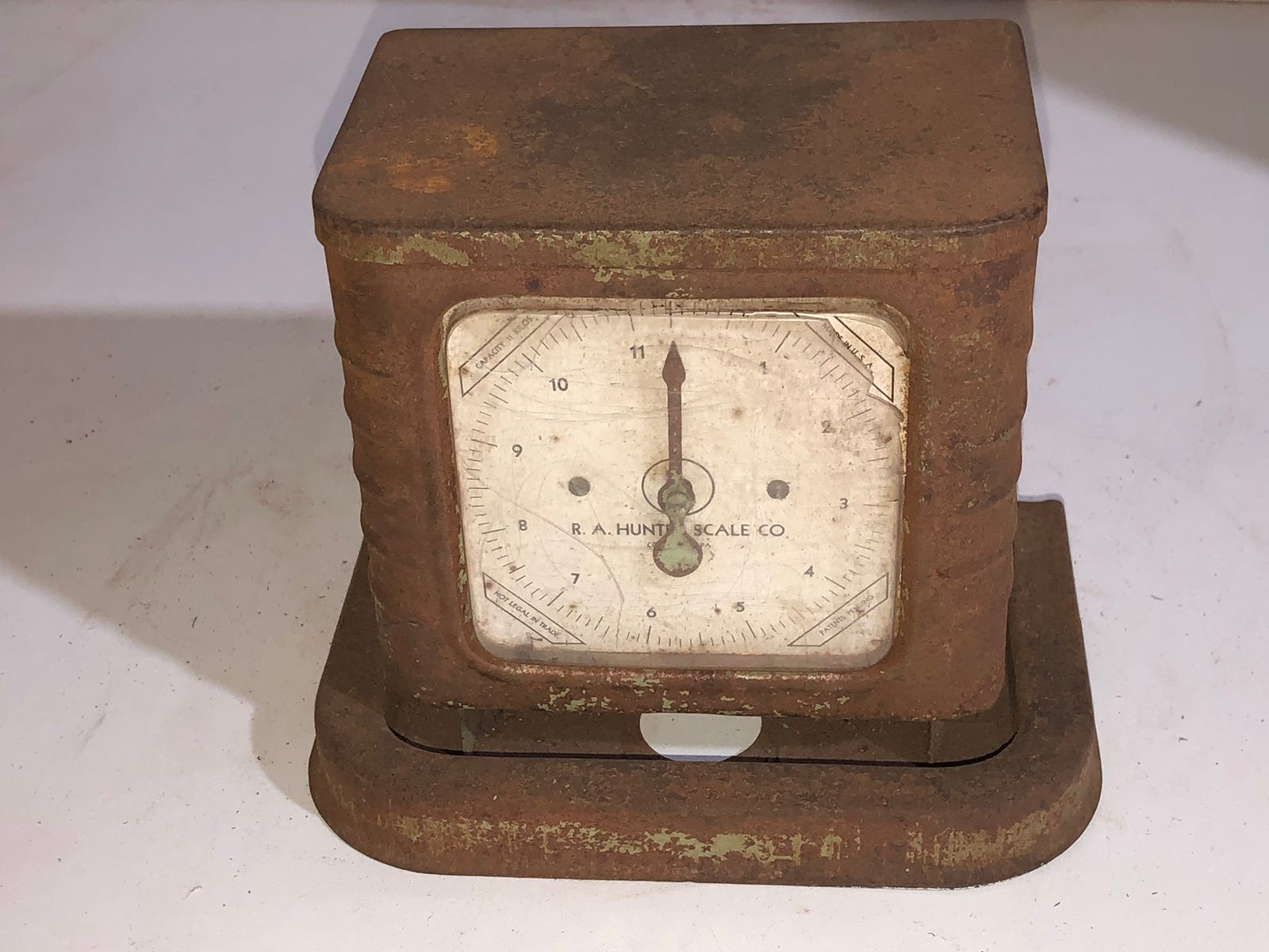 Balança Antiga R. A. Hunt Scale Co. 11 kg
