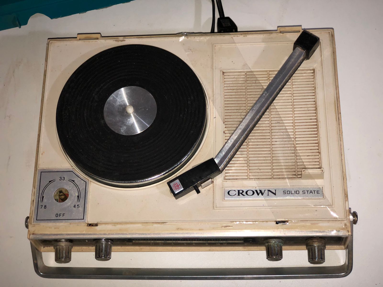 Toca-discos com Rádio Crown Solid State - foto 3