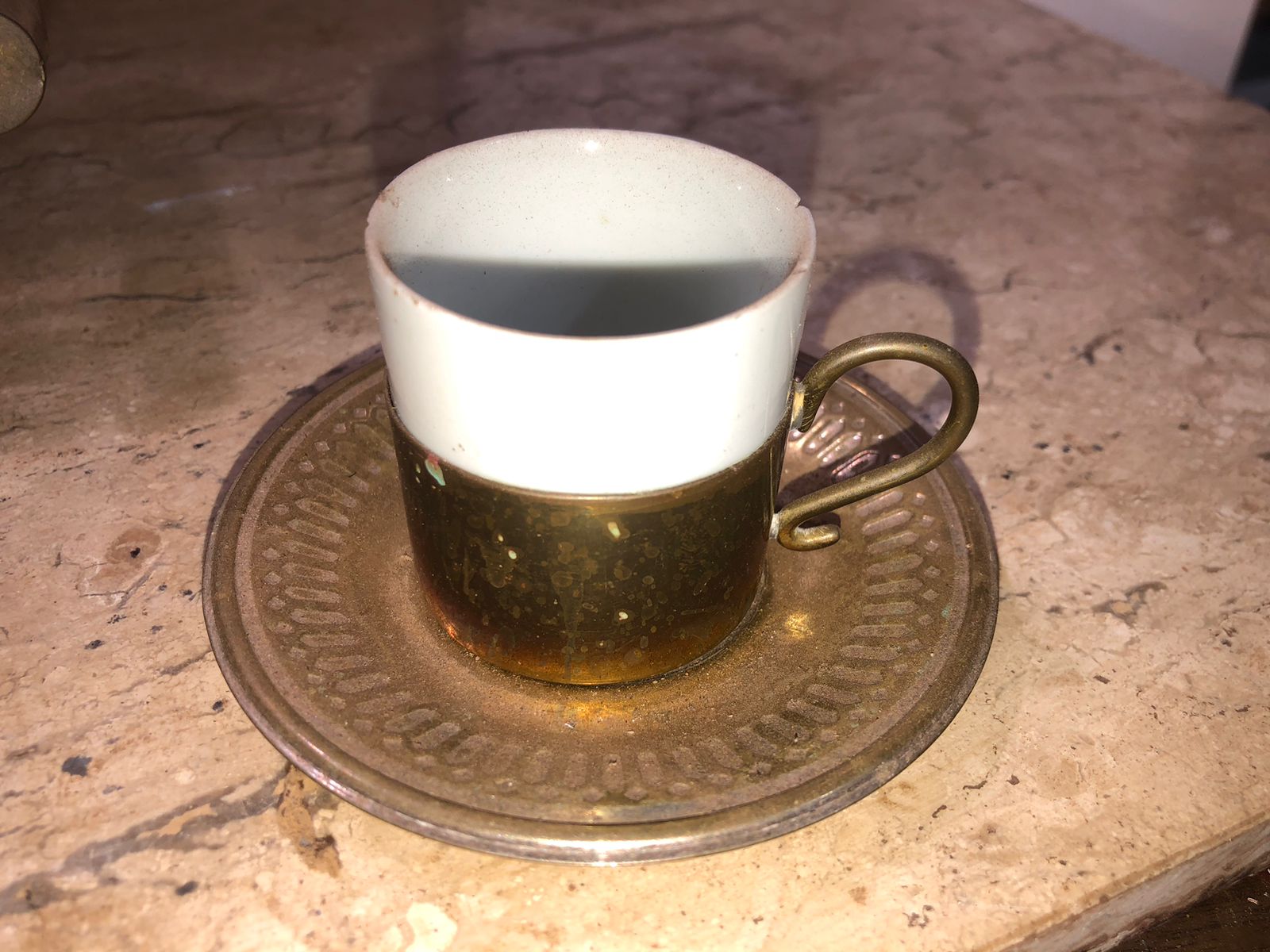 Conjunto de Café em Latão com Bandeja - foto 5