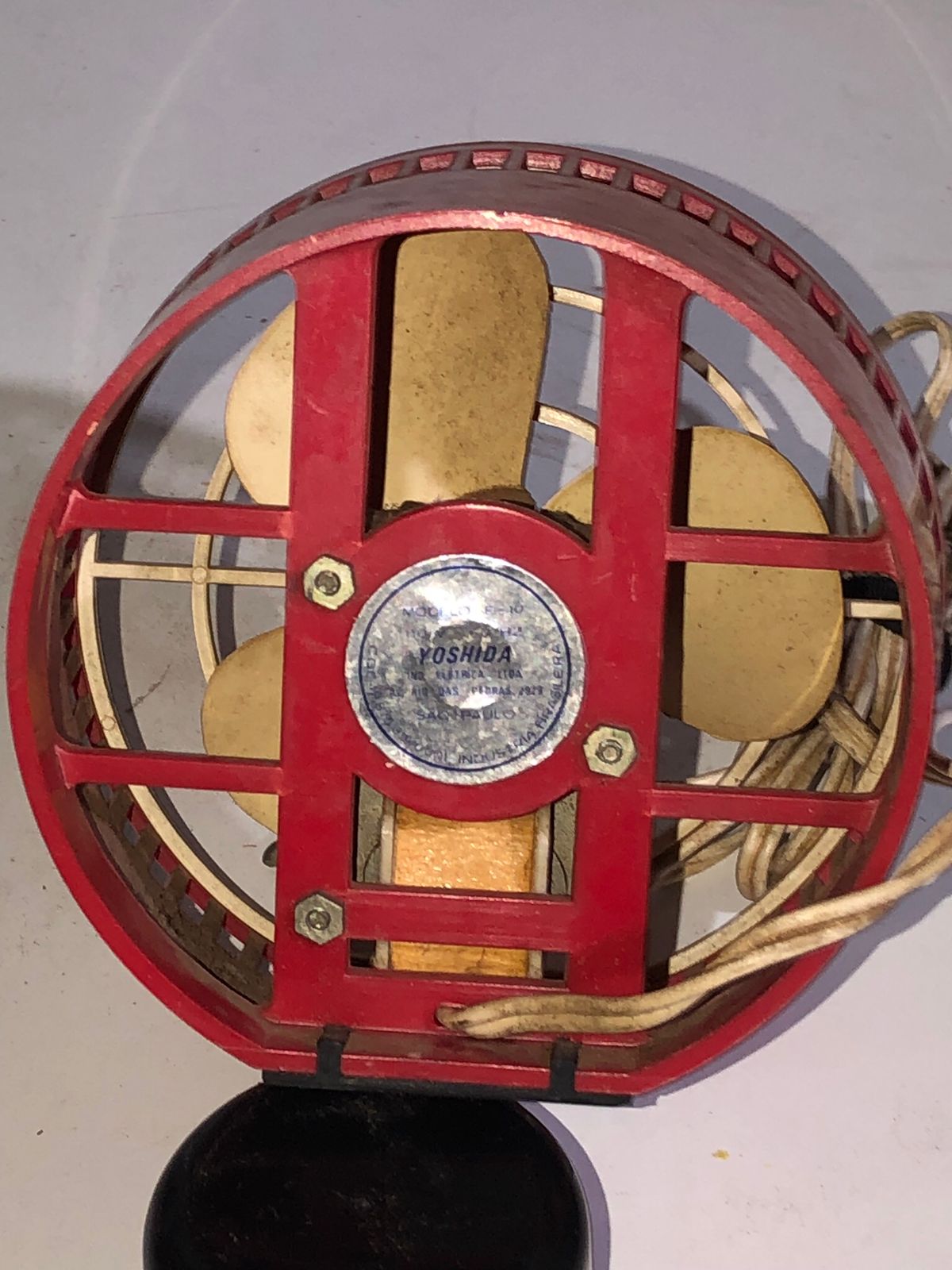 Ventilador Turbo Yoshida Vermelho Fabricado no Japão - foto 2